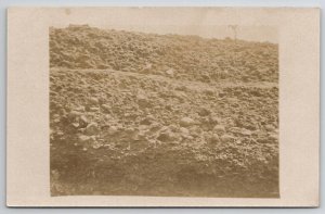 Rattlesnake Rock Cliff MT c1920 RPPC Photo Postcard V24