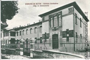 VINTAGE POSTCARD: VITERBO: SUTRI - SCHOOL-