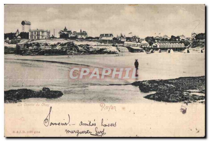 Old Postcard Royan Conche of Chay