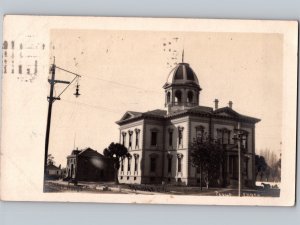 c1910 Monterey County Court House Salinas California CA RPPC Real Photo Postcard