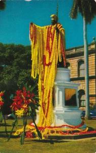 Hawaii Honolulu Kamehameha Statue