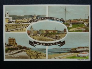 Kent MARGATE 5 Image Multiview c1940's Postcard by A.H.& S. LP273