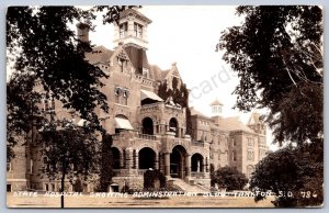 K46/ Yankton South Dakota Postcard RPPC c1940 State Hospital Admin 328