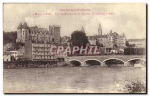 Old Postcard Pau Vue Generale On The Chateau And The Hotel Gassion