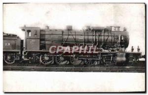 Postcard Old Train Locomotive PO D47