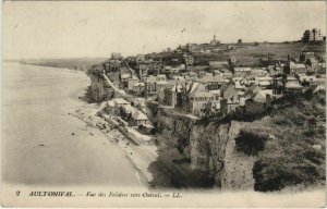 CPA AULT Vue des Falaises vers Onival (18602)