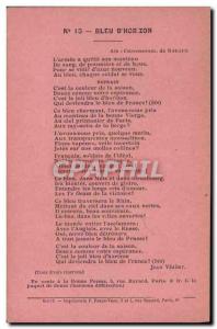 Postcard Old Blue Jean d & # 39horizon Vezere