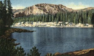 Silver Lake Thunder Mountain, Amador County, Cal. Postcard P122