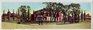 c1912 COLUMBUS Ohio DOUBLE Postcard ELKS HOME Franklin County Cars