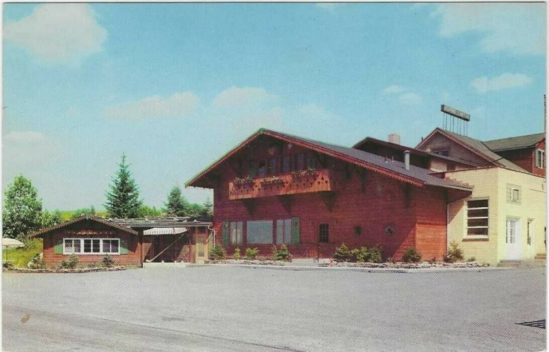 vintage postcard, Alpine Cheese Factory, Wilmot, Ohio 