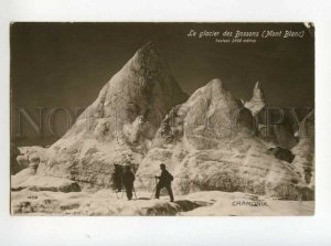 491043 France CHAMONIX Mont Blanc Le glacier des Bossons Vintage postcard