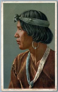 NAVAJO INDIAN PEDRO NAVAHO RESERVATION NORTHERN ARIZONA ANTIQUE POSTCARD