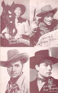 Eddie Dean, Gregory, George Montgomery, Russell Hayden Western Actor Mutoscop...