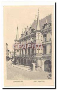 Luxembourg Old Postcard Grand Ducal Palace