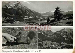 Postcard Modern Ferienparadies Lenzerheide Valbella Graub�nden Squirrel