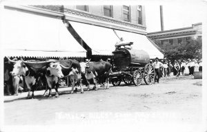 H48/ Julesburg Colorado RPPC Postcard 60s REPRINT of 1912 Buffalo Bill Show