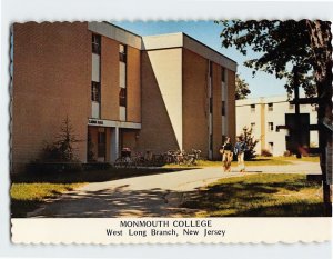 Postcard Laurel Hall, Monmouth College, West Long Branch, New Jersey