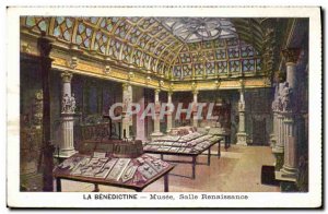 Old Postcard The Benedictine Museum Room Renasissance