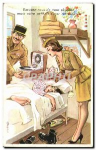 Militaria - Humor - Humor - Illustration - Old Postcard