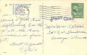 Beautiful Linen Large Letter, Rose, Portland, Oregon, OR,Msg, ,Old Postcard