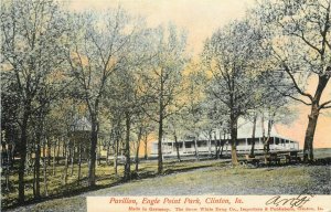 Wheelock Postcard; Pavilion, Eagle Point Park, Clinton IA c1907