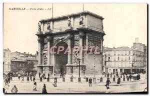 Old Postcard Marseille Porte D & # 39Aix