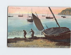 Postcard A Fishing Harbour