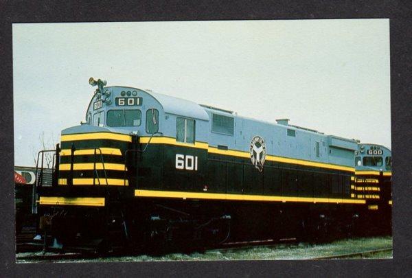 Belt Railway of Chicago Railroad Train Loco 601 Alco C-424 RR Postcard PC