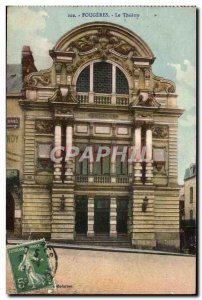 Postcard The Old Theater Fougeres