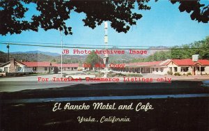 CA, Yreka, California, El Rancho Motel, Restaurant, 60s Cars, Dexter No 68006-B