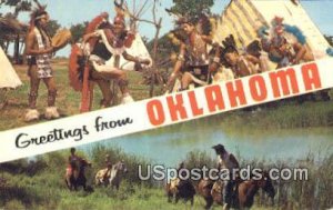 Greetings from, OK       ;      Greetings from, Oklahoma 