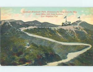 Unused Divided-Back LOOKOUT MOUNTAIN PARK Los Angeles California CA H2670