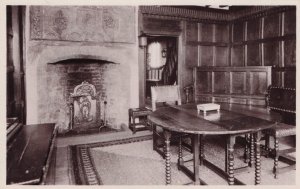 Reading Room & Fireplace Harvard House Stratford On Avon Tucks Old RPC Postcard