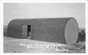 G81/ Rapid City South Dakota Postcard RPPC c1940s Skyline Petrified Forest