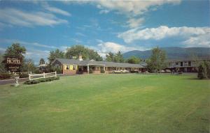 Williamstown Massachusetts~Four Acres Motel on Route 2~1970s Cars Parked