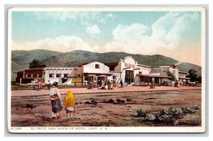 El Ortiz Hotel Lamy New Mexico NM UNP Unused Fred Harvey DB Postcard V13
