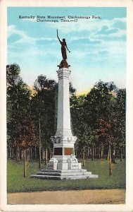 KY State Monument Chattanooga, Tennessee, USA Civil War Unused 