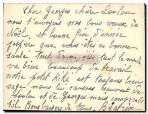 Old Postcard Merry Christmas Dog