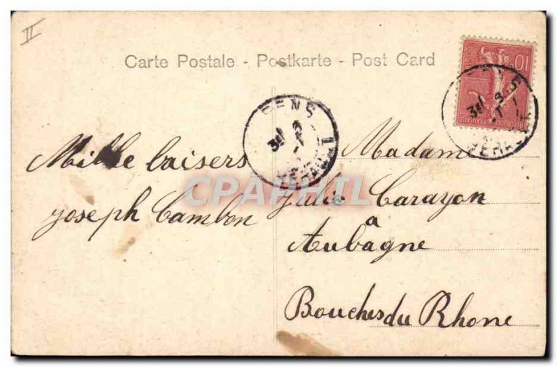 Old Postcard Fantaisie Swimsuit Bather bath