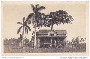 Panama Typical House Canal Zone Real Photo