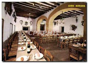 Postcard Modern Predio Son Amar barbecue View of the dining room number one