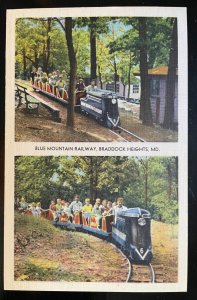 Vintage Postcard 1930-1945 Blue Mountain Railway, Braddock heights, Maryland (MD