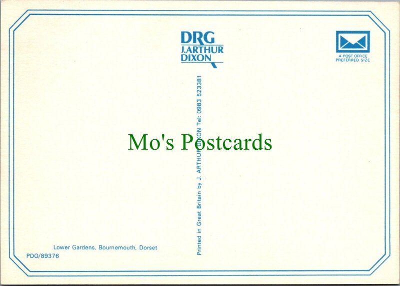 Dorset Postcard - Bournemouth Lower Gardens  RR15950
