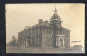 RPPC FAIRFIELD MISSOURI UNDET TRUMAN LAKE SCHOOL 1908 REAL PHOTO POSTCARD