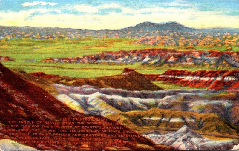 Arizona The Painted Desert Painting By L H Dude Larsen