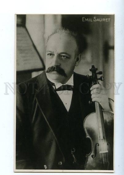 130378 Emil SAURET French violinist COMPOSER old RARE PHOTO