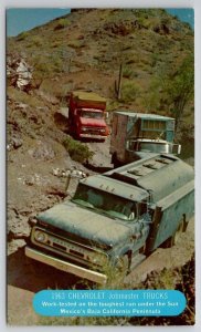 1963 Chevrolet Jobmaster Trucks Chevy Advertising Postcard B44