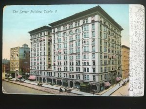 Vintage Postcard 1901-1907 The Spitzer Building Toledo Ohio (OH)