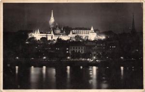 B35716 Budapest The Fishermans Bastion illuminated  hungary