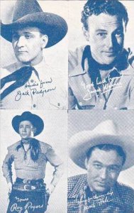 Cowboy Arcade Card Jack Padjeon James Warner Roy Roges & Monte Hale